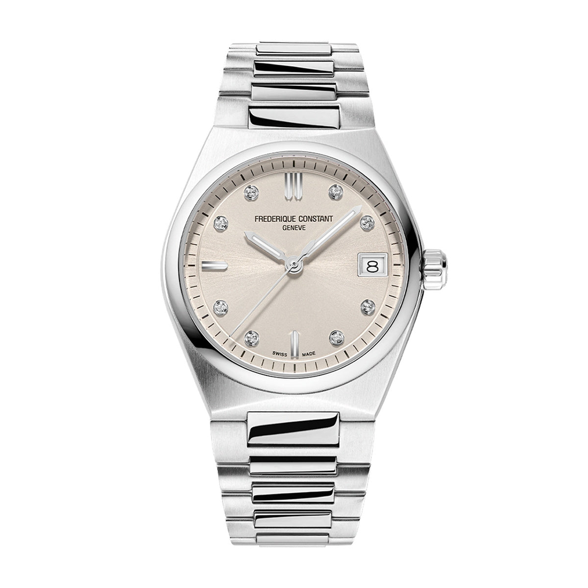 Frederique Constant Ladies' Highlife Quartz Stainless Steel Watch with Gray Dial