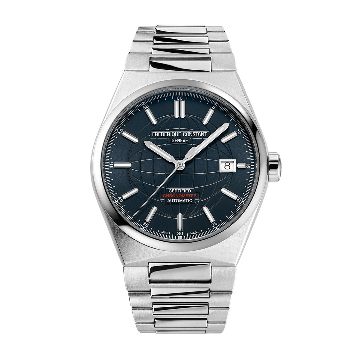 Frederique Constant Men's Highlife Automatic Stainless Steel Watch with Blue Dial (2)
