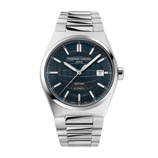 Frederique Constant Men's Highlife Automatic Stainless Steel Watch with Blue Dial (2)