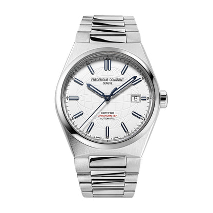 Frederique Constant Men's Highlife Automatic Stainless Steel Watch with Silver Dial