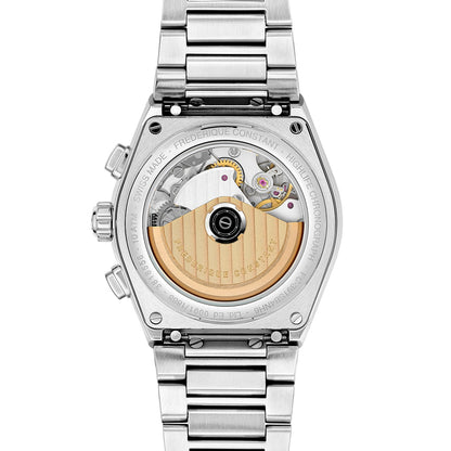 Frederique Constant Men's Highlife Automatic Stainless Still Watch with White Dial front view