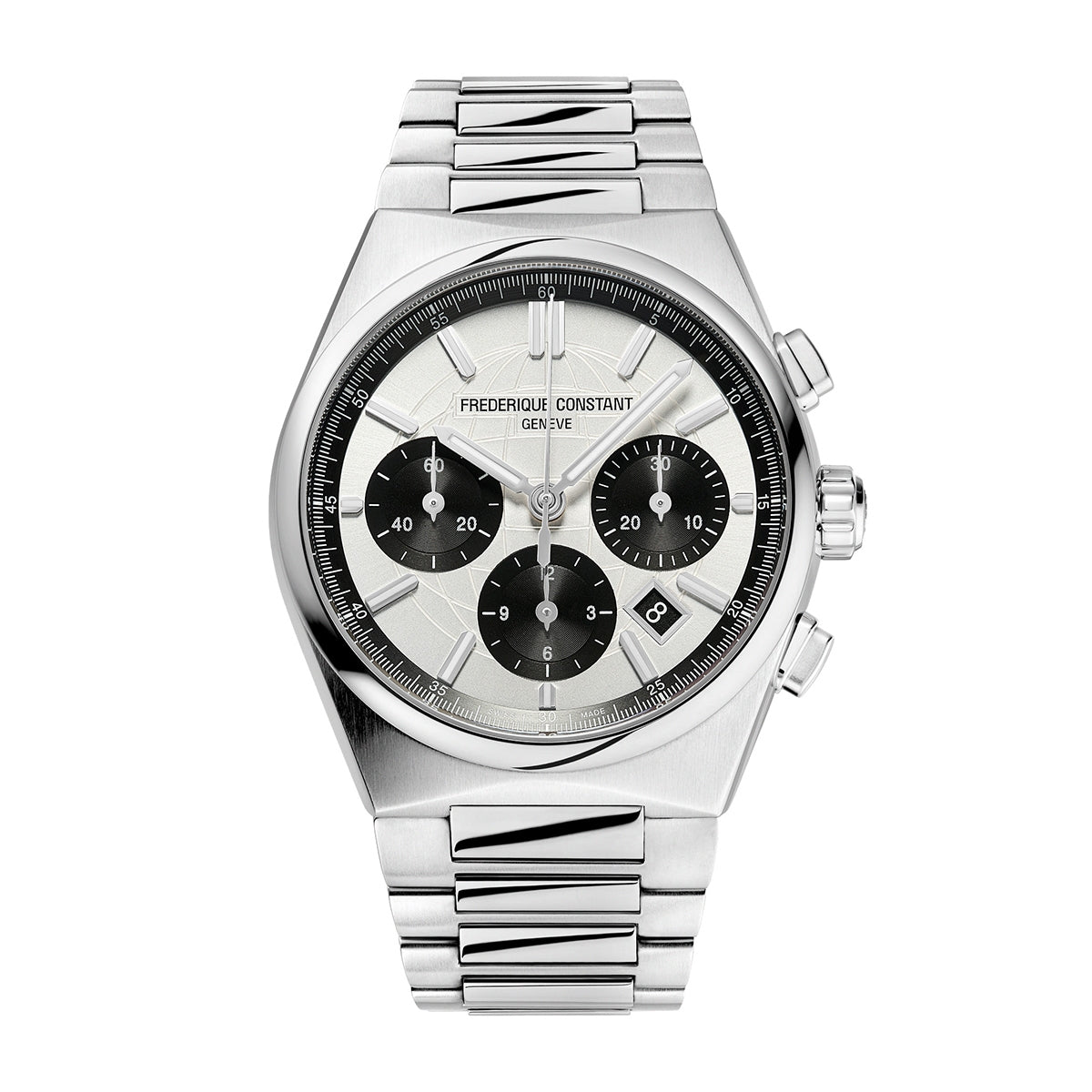 Frederique Constant Men's Highlife Automatic Stainless Still Watch with White Dial