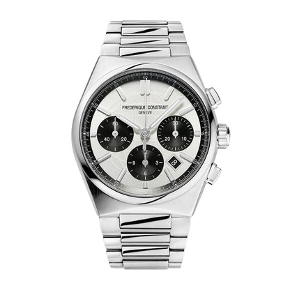 Frederique Constant Men's Highlife Automatic Stainless Still Watch with White Dial