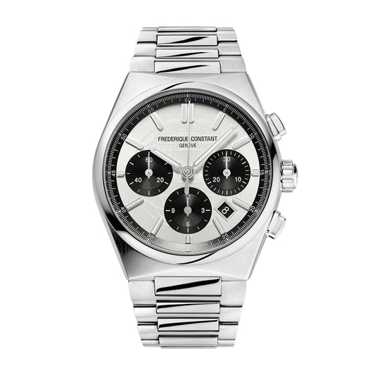 Frederique Constant Men's Highlife Automatic Stainless Still Watch with White Dial