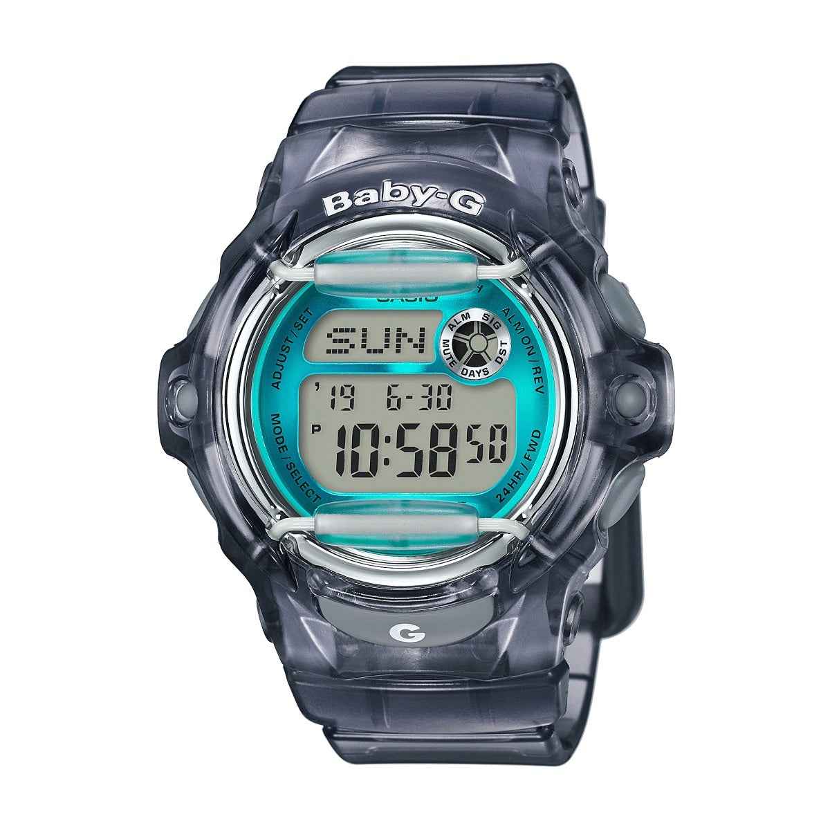 G-Shock Ladies' Whale Gray/Teal Analog Watch