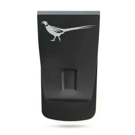 Tightwad Sportsman Pheasant Black Stainless Steel Money Clip TW