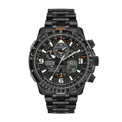Citizen Men's Promaster Skyhawk A-T Black Stainless Steel Watch with Black Dial