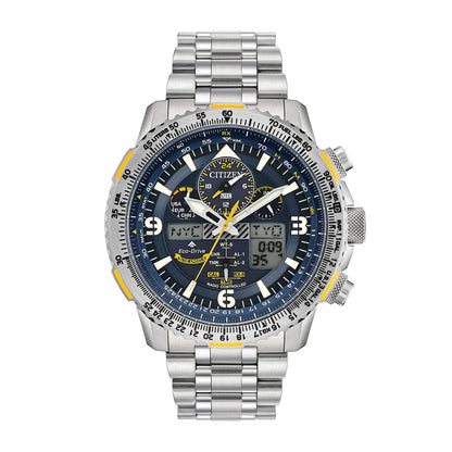 Citizen Men's Blue Angels Promaster Skyhawk A-T Titanium Watch with Blue Dial