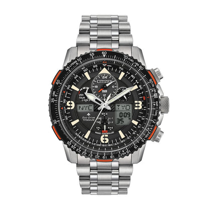 Citizen Men's Promaster Skyhawk A-T Titanium Watch with Black Dial