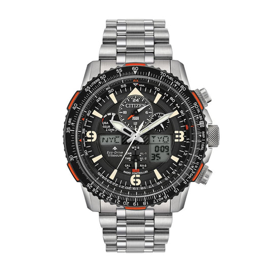 Citizen Men's Promaster Skyhawk A-T Titanium Watch with Black Dial