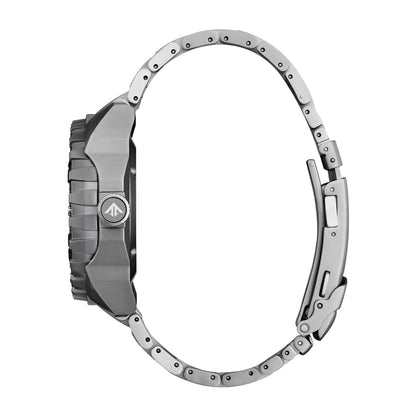 Citizen Men's Promaster Dive Automatic Titanium Watch with Black Dial front view