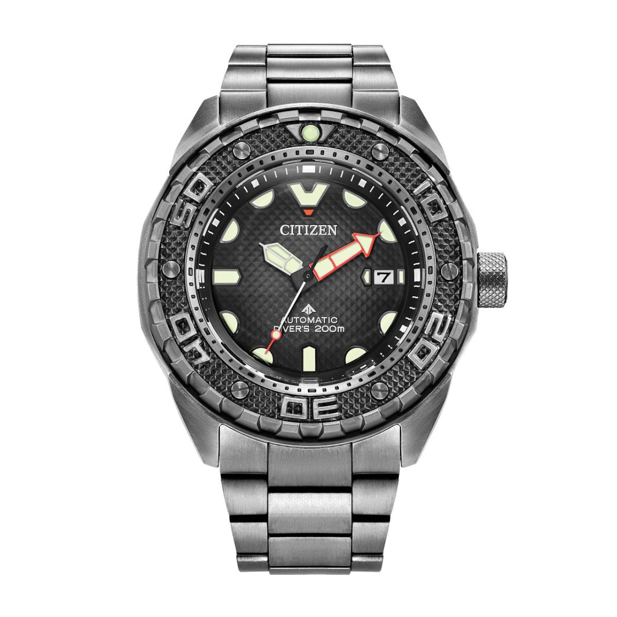 Citizen Men's Promaster Dive Automatic Titanium Watch with Black Dial