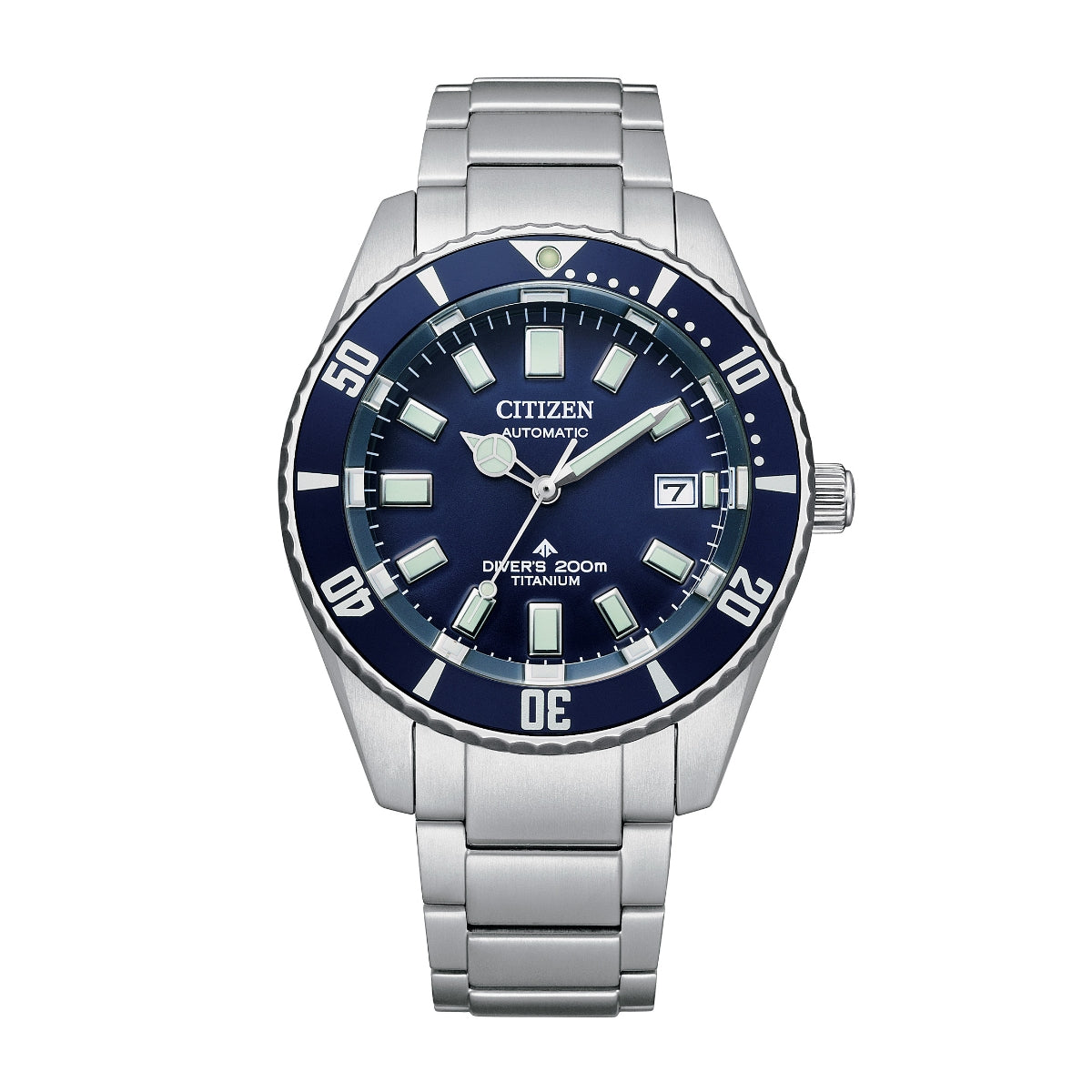 Citizen Men's Promaster Dive Automatic Titanium Watch with Blue Dial