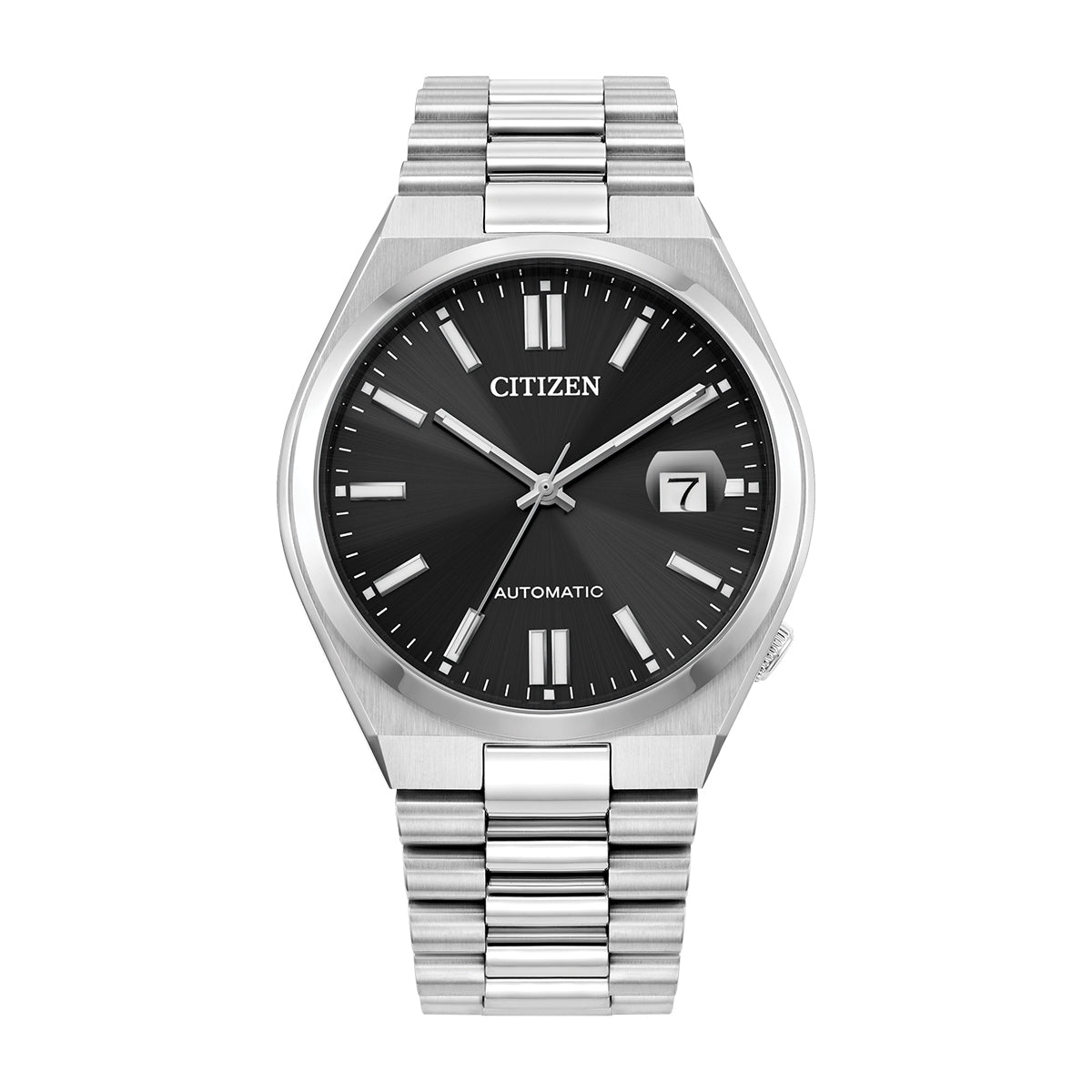 Citizen Men's TSUYOSA Automatic Stainless Steel Watch with Black Dial