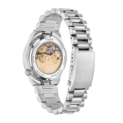 Citizen Ladies' Tsyuosa Eco-Drive Stainless Steel Watch with Blue Dial front view