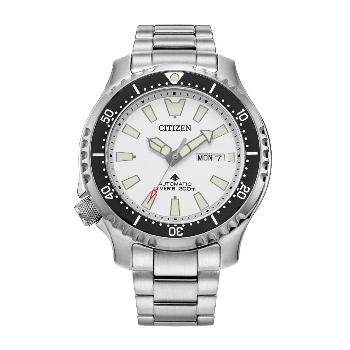 Citizen Men's Promaster Dive Automatic Stainless Steel Watch with White Dial