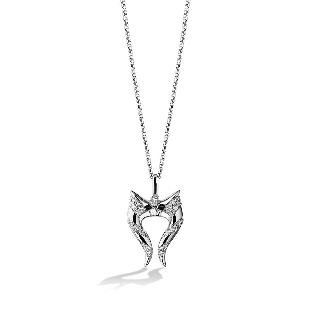 Star Wars Ahsoka Tano 1/6 ct. tw. Diamond Pendant in Sterling Silver