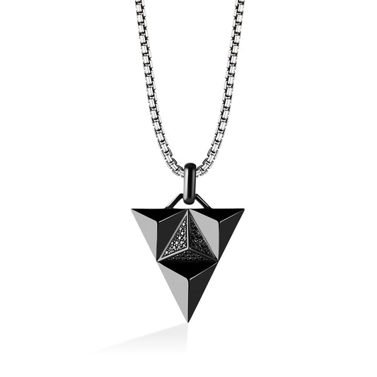 Star Wars Dark Armor 1/3 ct. tw. Treated Black Diamond Pendant in Black Rhodium Plated Sterling Silver
