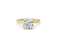 Above Love Star 1-3/4 ct. tw. Lab-Grown Round Brilliant Diamond Engagement Ring in 18K Yellow Gold close-up detail