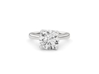 Above Love Star 2-1/4 ct. tw. Lab-Grown Round Brilliant Diamond Engagement Ring in 18K White Gold full view