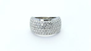 2 ct. tw. Round Diamond 7-Row Anniversary Band in 10K White Gold -@200D 10W full view