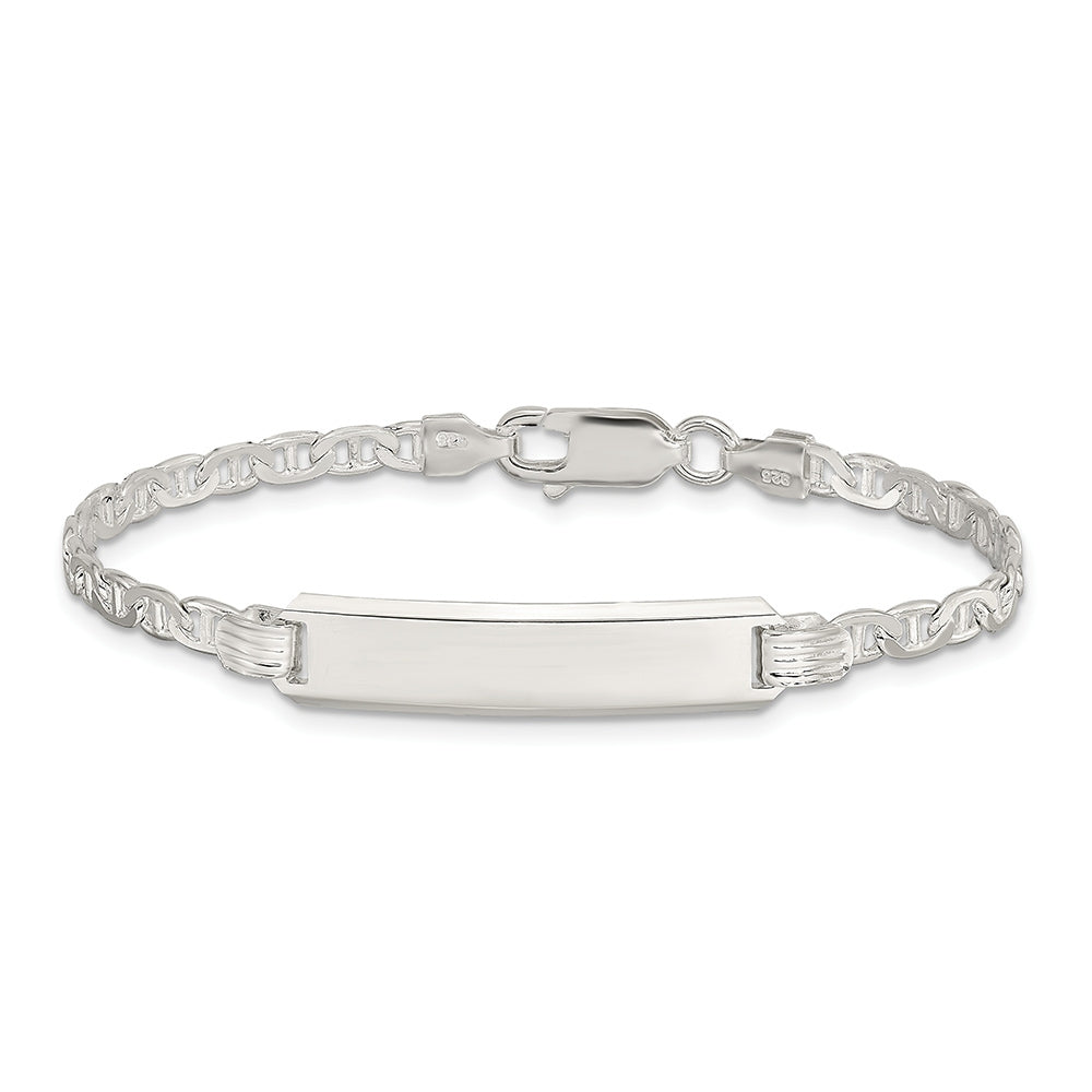 Children's ID Bracelet in Sterling Silver