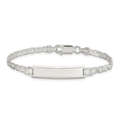 Children's ID Bracelet in Sterling Silver
