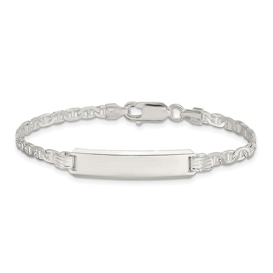 Children's ID Bracelet in Sterling Silver