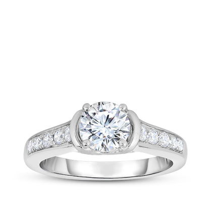 Timeless 1-1/4 ct. tw. Round Diamond Engagement Ring in 14K White Gold