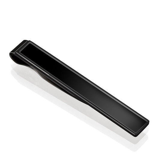 M-Clip Matte Finish Black Tie Clip