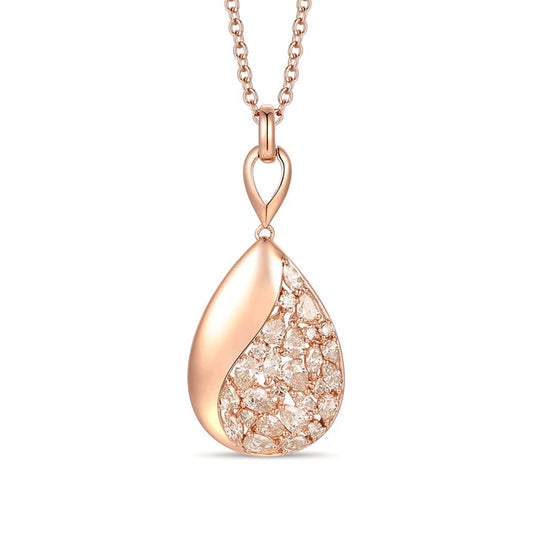 Le Vian 1-1/4 ct. tw. Multi-Shape Nude Diamond Teardrop Pendant in 14K Strawberry Gold
