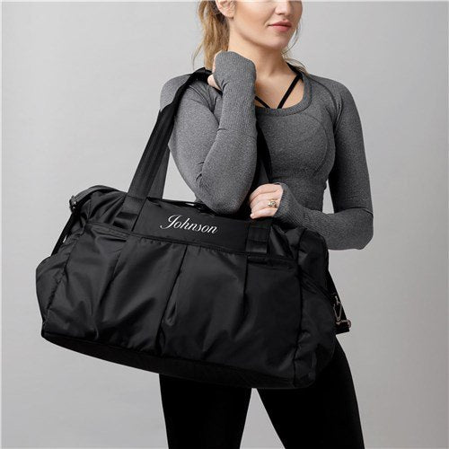 Personalized Embroidered Nylon Sports Duffel (2)