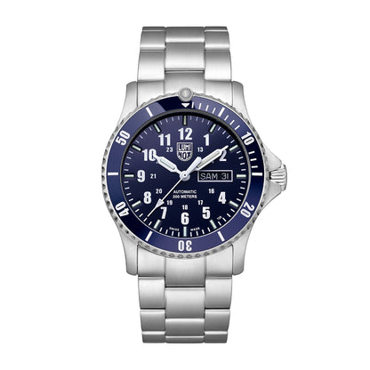 Luminox Men's Sport Timer Automatic Stainless Steel Watch with Blue Dial