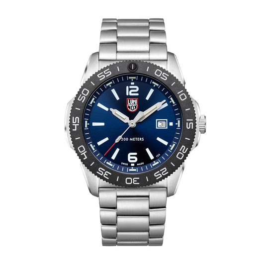 Luminox Men's Pacific Diver Quartz Stainless Steel Watch with Blue Dial