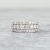 multirow diamond white gold anniversary ring