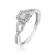 diamond white gold promise ring