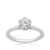 white gold round diamond solitaire ring