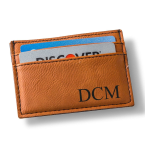 Personalized Men's Money Clip Wallet Rawhide -GC1328