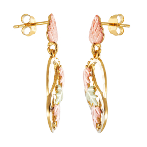 Black Hills Gold Ladies' Dangle Earrings in 10K Yellow Gold - G 3321