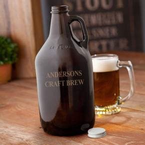 Personalized Amber Growler - 64 oz. -GC1204