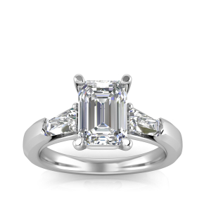 Adamante 2-1/6 ct. tw. Lab-Grown Radiant Cut Diamond Engagement Ring in 14K White Gold