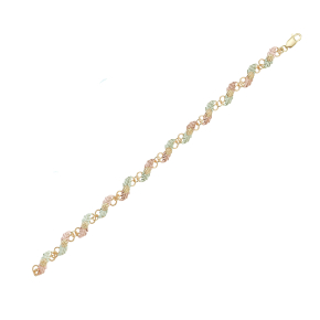 Black Hills Gold Ladies' Linked Bracelet in 10K Yellow Gold - G C8111