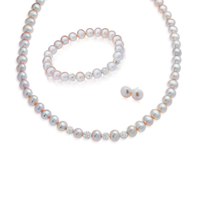 7-8MM Pink Freshwater Cultured Pearl Necklace