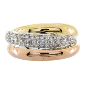 3/8 ct. tw. Diamond fashion ring in 10K white
