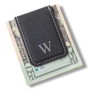 Personalized Men's Magnetic Money Clip Black -GC1714