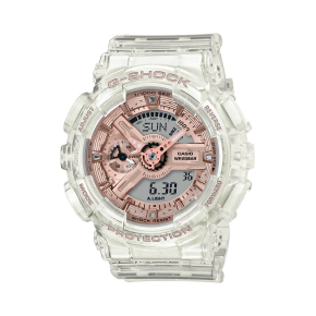 G-Shock Ladies' Transparent Pink Gold Watch - GMA-S110SR-7ACR