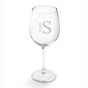 Personalized 19oz. White Wine Glasses Modern -GC408