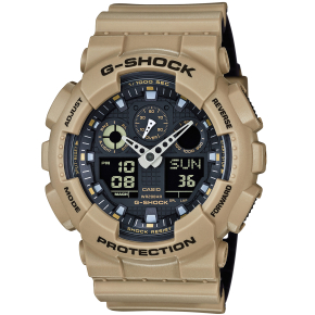 G-Shock Men's Military Sand Analog Watch - GA-100L-8ACR