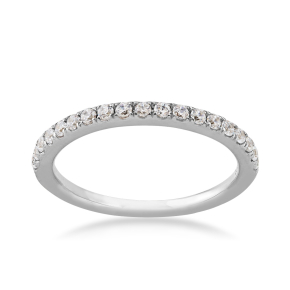 1/3 ct. tw. Diamond Prong-Set Stackable Anniversary Band in 14K White Gold -SKR3142-33W